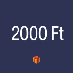 Digitális ajándékutalvány értéke 2000Ft