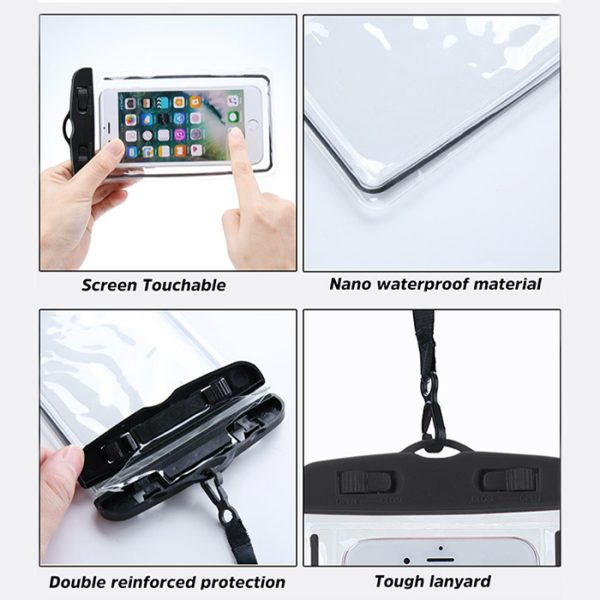 AquaBag, átlátszó vízálló telefontok