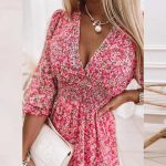 Virágmintás nyári ruha, FloralDress