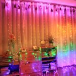 ColorfulCurtain, fényfüggöny 300 darab színes LED lámpával