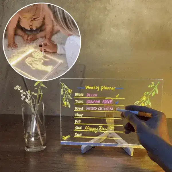 A4Lumily, akril LED tábla íráshoz és rajzoláshoz
