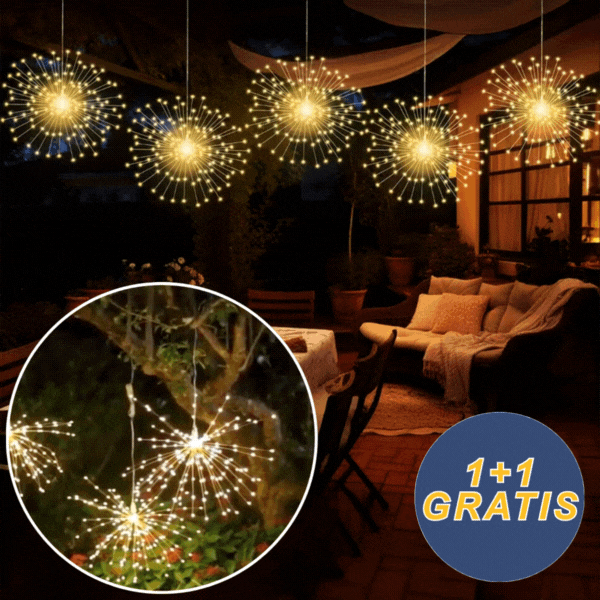 1+1FireworkLED – Karácsonyi LED tűzijáték fények, 1+1GRÁTISZ