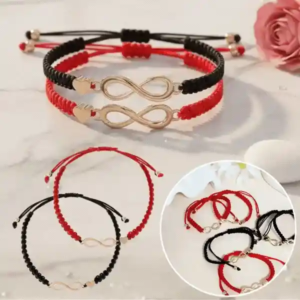 InfinityCharm, végtelen szimbólum karkötők (2 db)