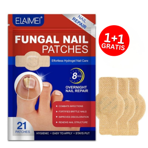 FungalPatches, helyreállító tapaszok a sérült körmök ápolására (21 db) (1+1 INGYEN)