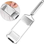 MultiSlicer, multifunkcionális zöldségszeletelő ergonomikus csúszásgátló fogantyúval és 3 különböző méretű pengével