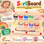 SortBoard, oktató játék a színek válogatásához és tanulásához